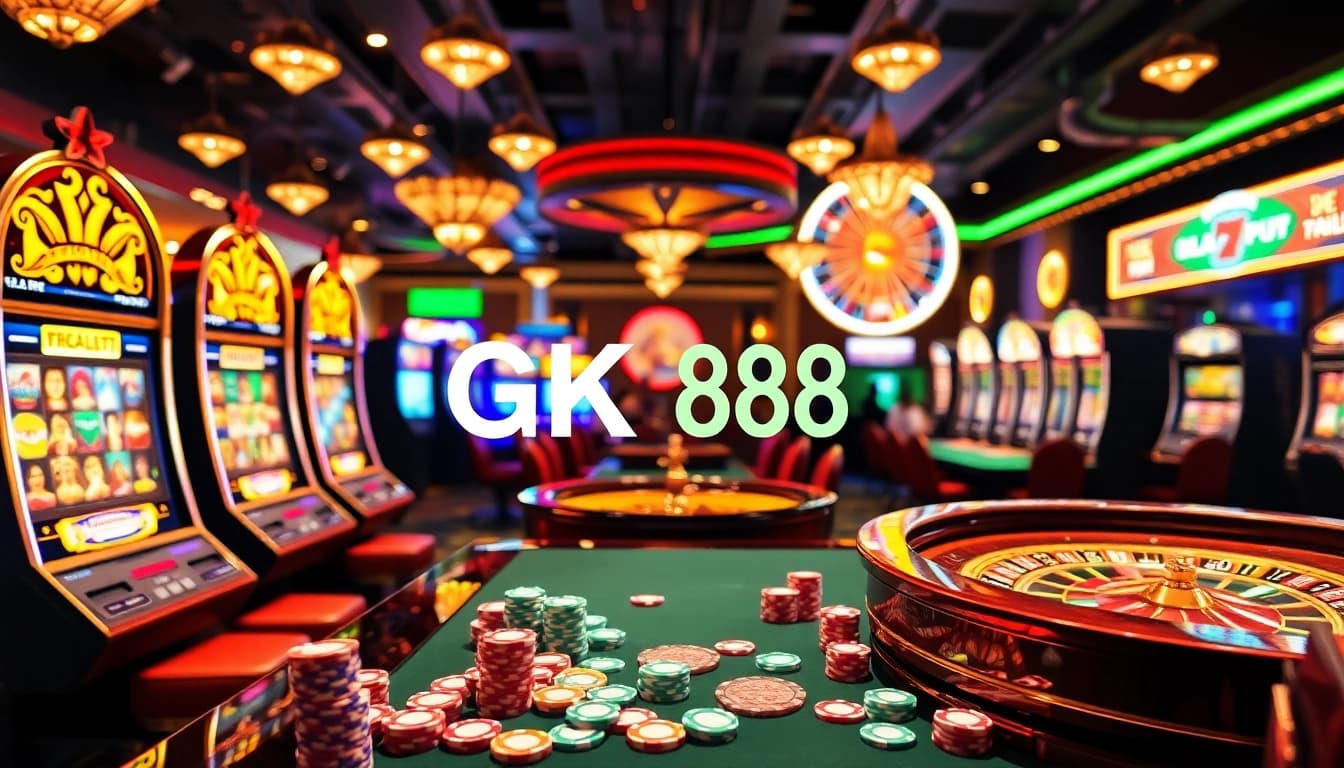 Experience the excitement at GK 88 casino with vibrant games and thrilling action.