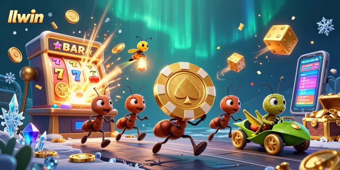 Experience thrilling adventures at llwin with a team of ants on a casino heist journey.