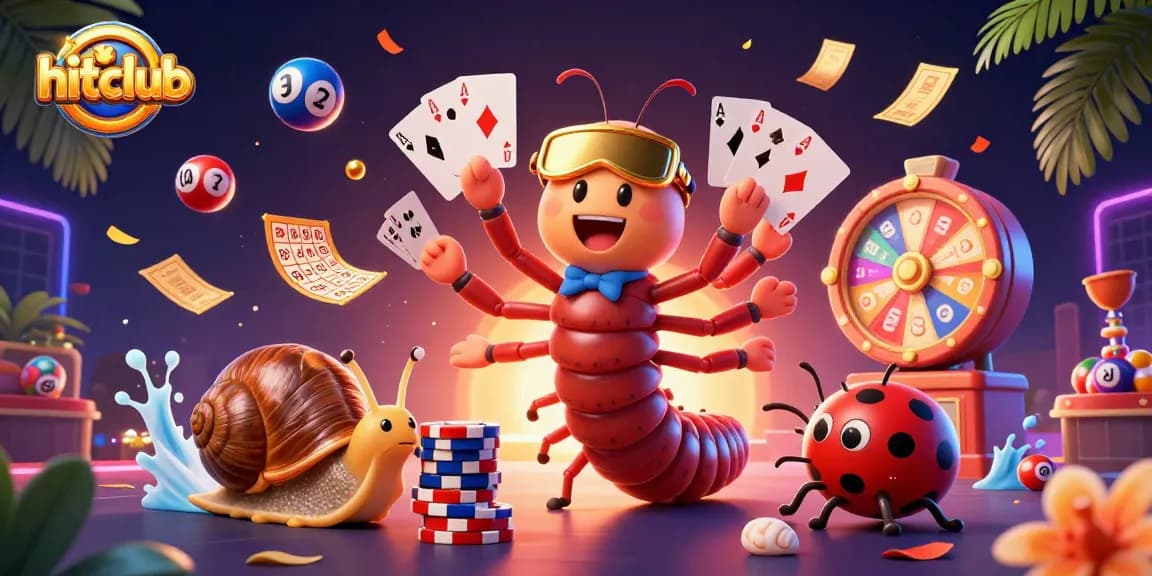 Experience the thrill at hitclub with vibrant lottery elements and a dynamic dealer scene.