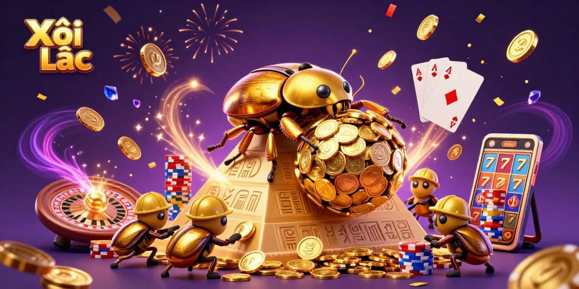 Xôi Lạc brand showcasing vibrant casino elements, highlighting thrilling betting experiences.