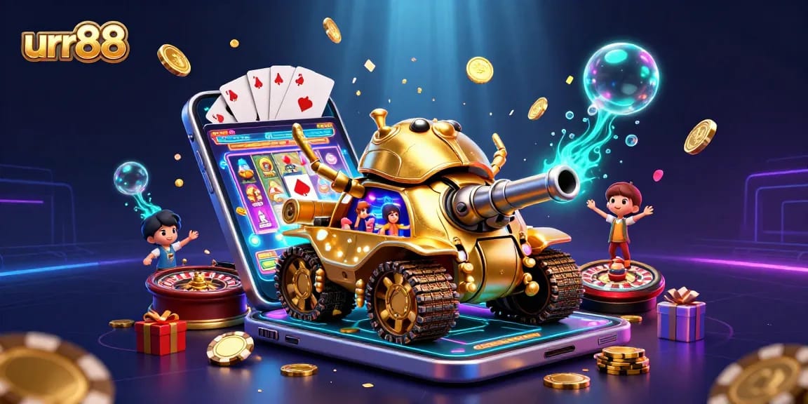 Win big with urr88 as golden beetle tank reveals a vibrant miniature casino experience!