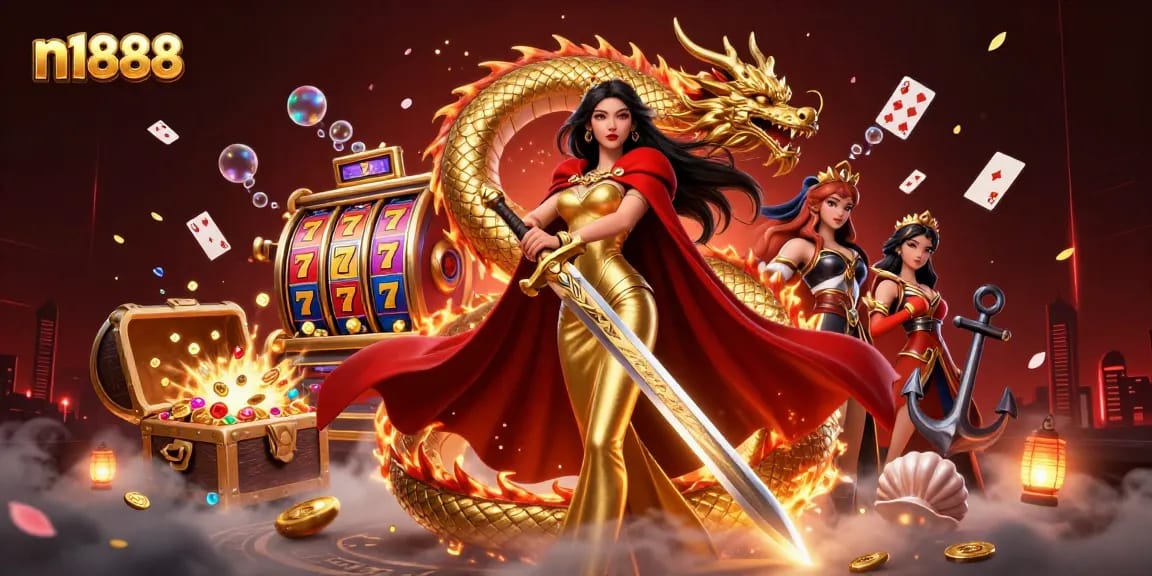 Engage with exciting games at n1888 featuring dynamic slot actions and vibrant casino elements.