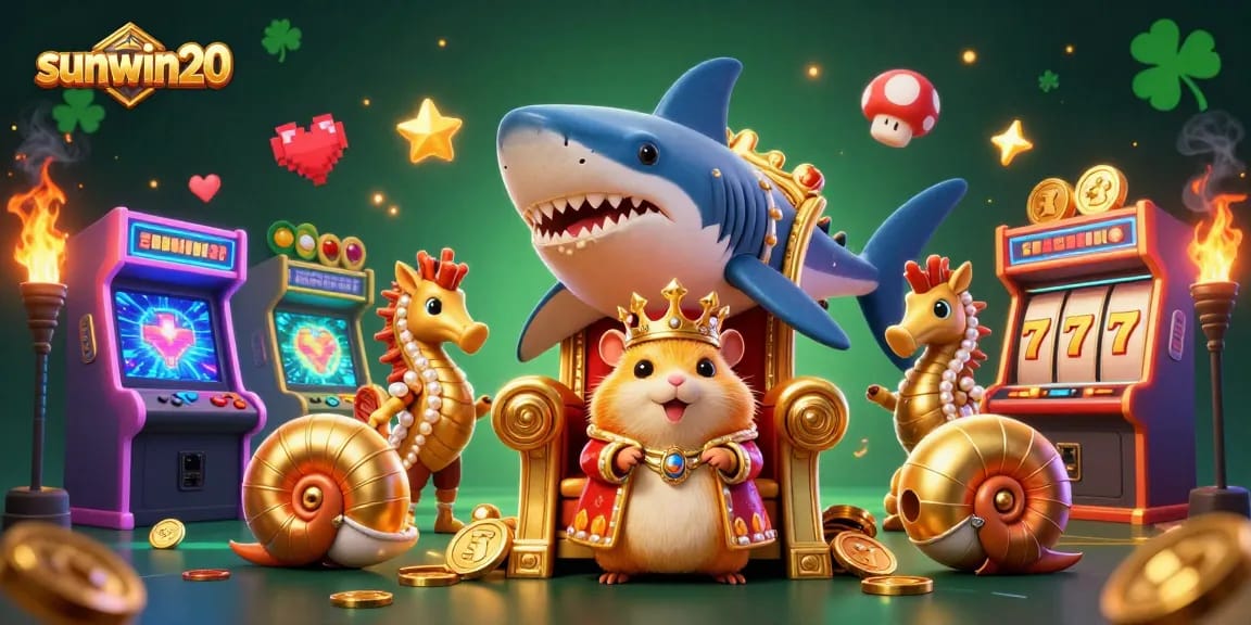 Experience seamless gaming with sunwin20, as a golden hamster king reigns over thrilling slot games.