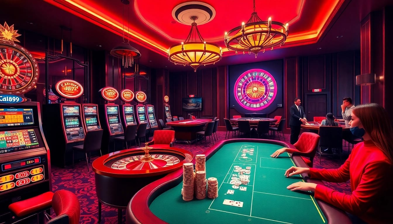 Alo789 players enjoying high-stakes gambling at luxurious casino tables.