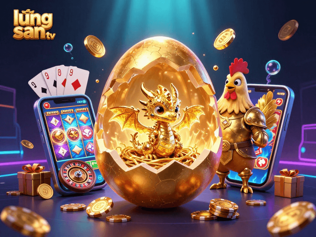 Enjoy the thrilling atmosphere of lương sơn tv with golden elements amidst a vibrant casino scene.