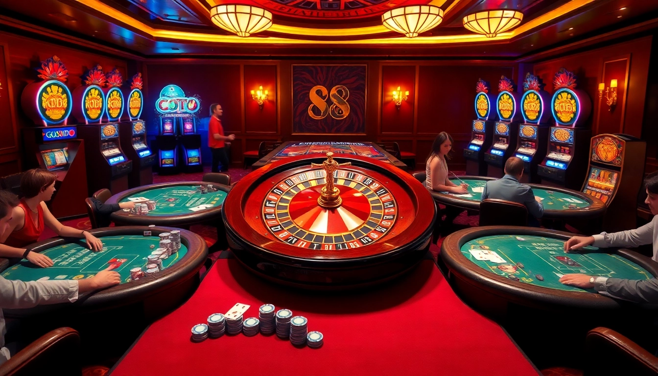 Experience the thrill of go 88 with engaging casino games and vibrant roulette action.