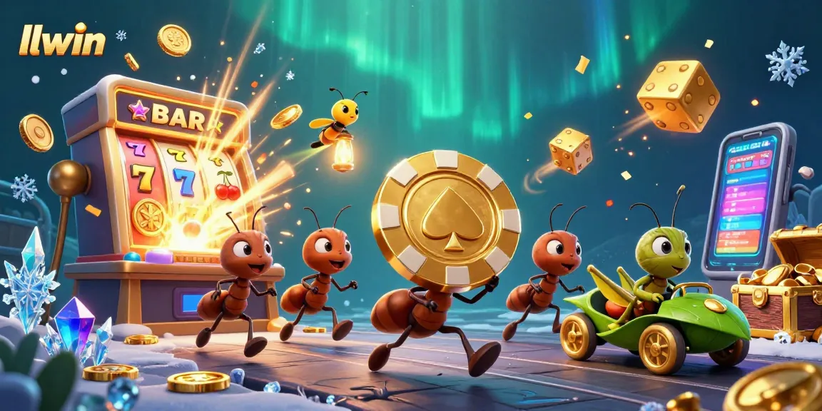 Experience thrilling adventures at llwin with a team of ants on a casino heist journey.