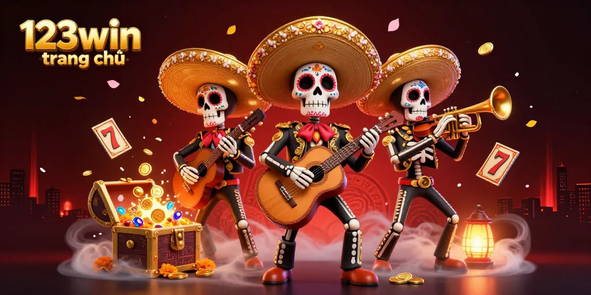 Experience vibrant gameplay at 123win trang chủ with a lively mariachi scene and stunning casino elements.