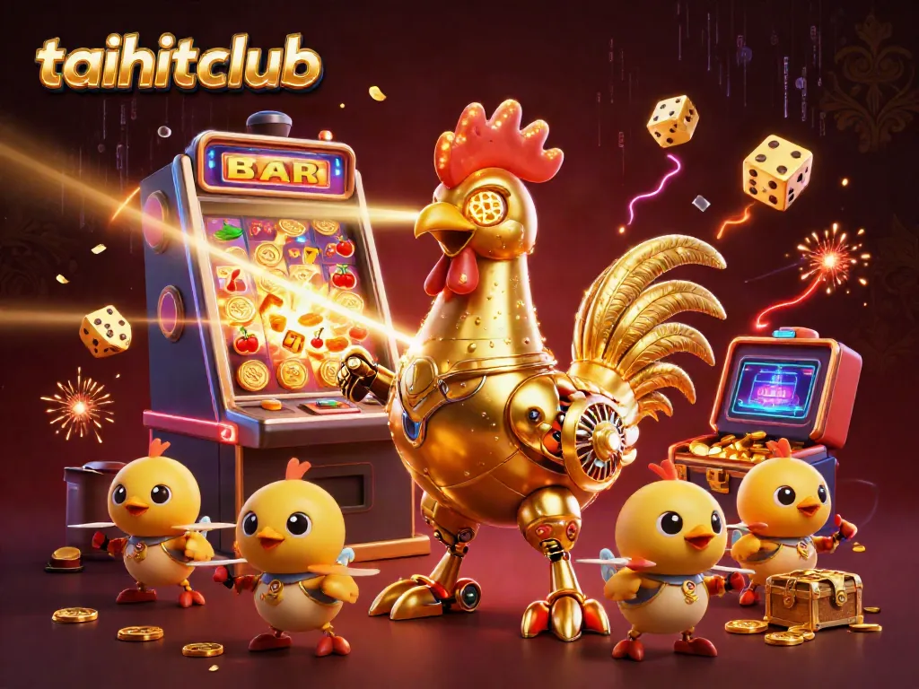Engage in thrilling slots at taihitclub with vibrant imagery featuring futuristic elements and dynamic jackpots.