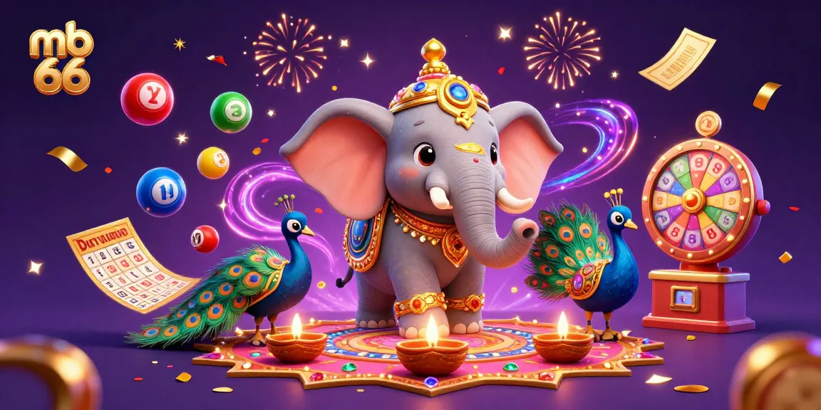 Spin the reels with mb 66, where luck meets vibrant lottery excitement in an enchanting scene.