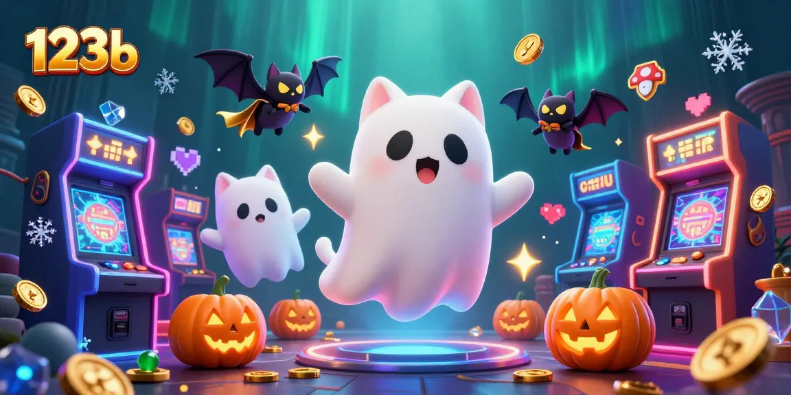 Engage with thrilling 123b games featuring a ghost cat in a vibrant casino world.