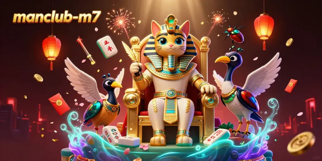 Engage with dynamic gaming scenes at manclub-m7 featuring vibrant illustrations of online betting excitement.